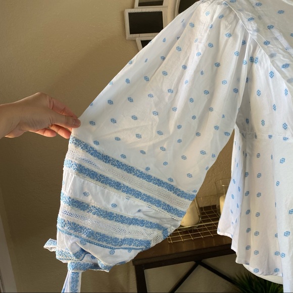 Ella Moss Waverly Puff Long-Sleeve Top L NWT - Picture 5 of 10